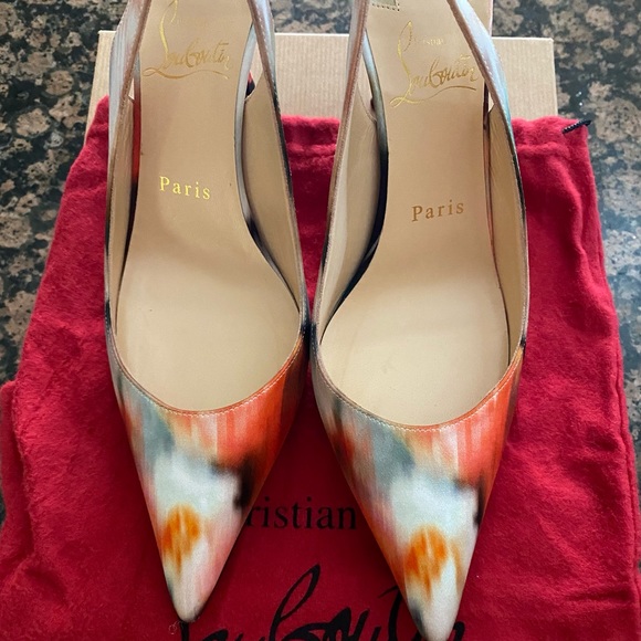 Christian Louboutin Clare Sling backs, size 7 - Picture 2 of 6